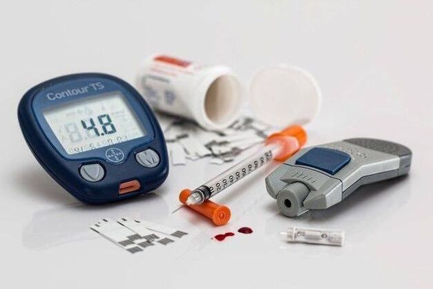 diyabet için kan şekeri ölçer